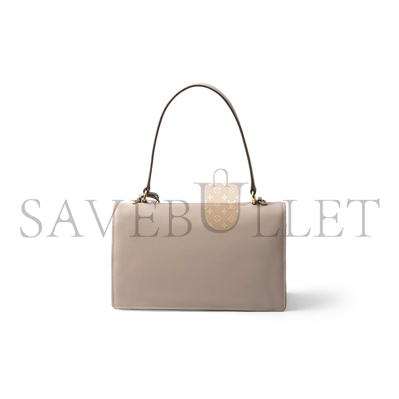 PRADA SOFT SOUND MEDIUM LEATHER SHOULDER BAG 1BN023 (28*16*10cm) PRADA SOFT SOUND MEDIUM LEATHER SHOULDER BAG 1BN023 (28*16*10cm)